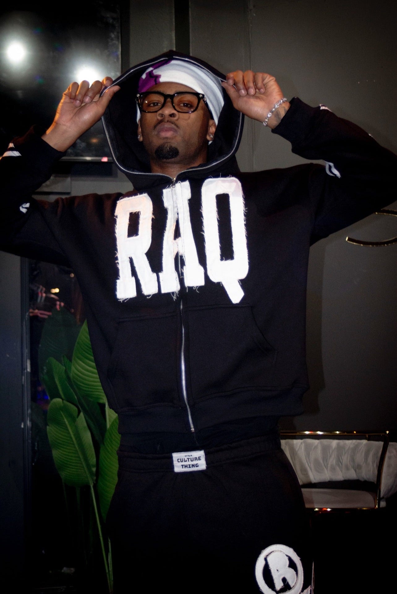 Black RAQ Hoodie